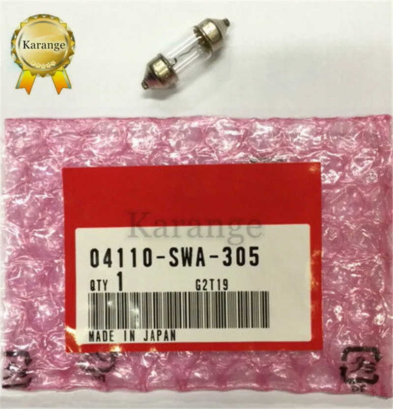 04110-SWA-305 الداخلية قبة ضوء لمبة 04110SWA305 8W 12V السيارات الداخلية مصباح المصباح OEM 34253-671-003 34253671003 يناسب هوندا