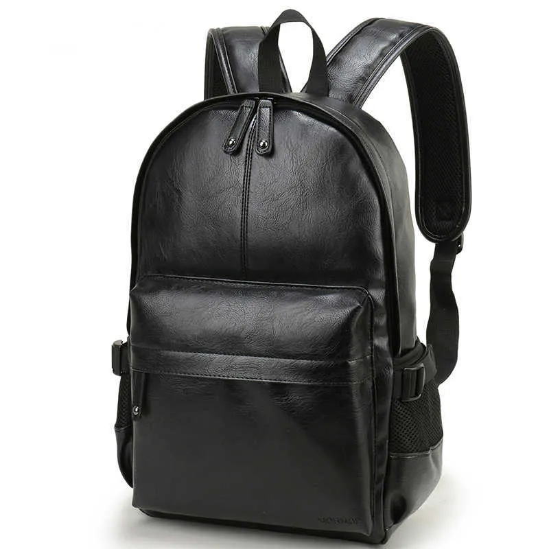 2022Brand Men School Fashion Borsa da viaggio casual da viaggio impermeabile Borsa da zaino in pelle da uomo