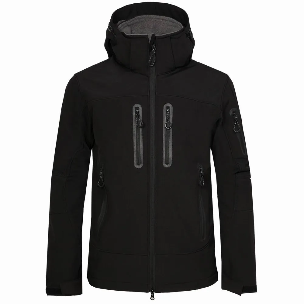 New Mens Helly Hansen 1837 Softshell Jacket: Winter Hooded - Main Image