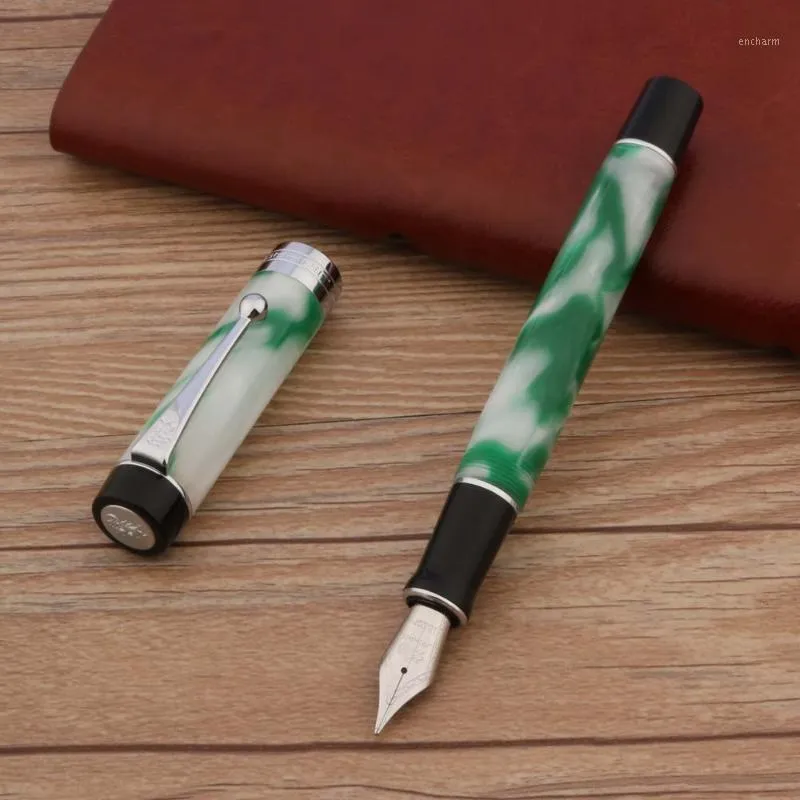 Wholesale Luxury Jinhao 100 Fountain Pen Acrylic Jade Chinese Cabbage