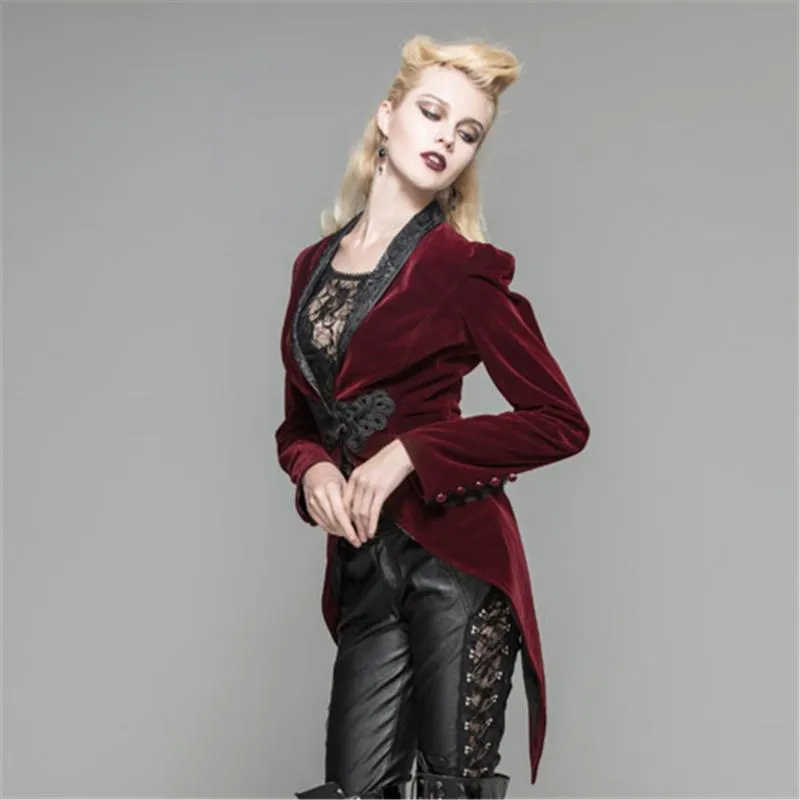 Women s Jackets Devil Fashion Women Steampunk Retro Swallow Tail Victorian Style Party Formal Coats Stage Perform Costume