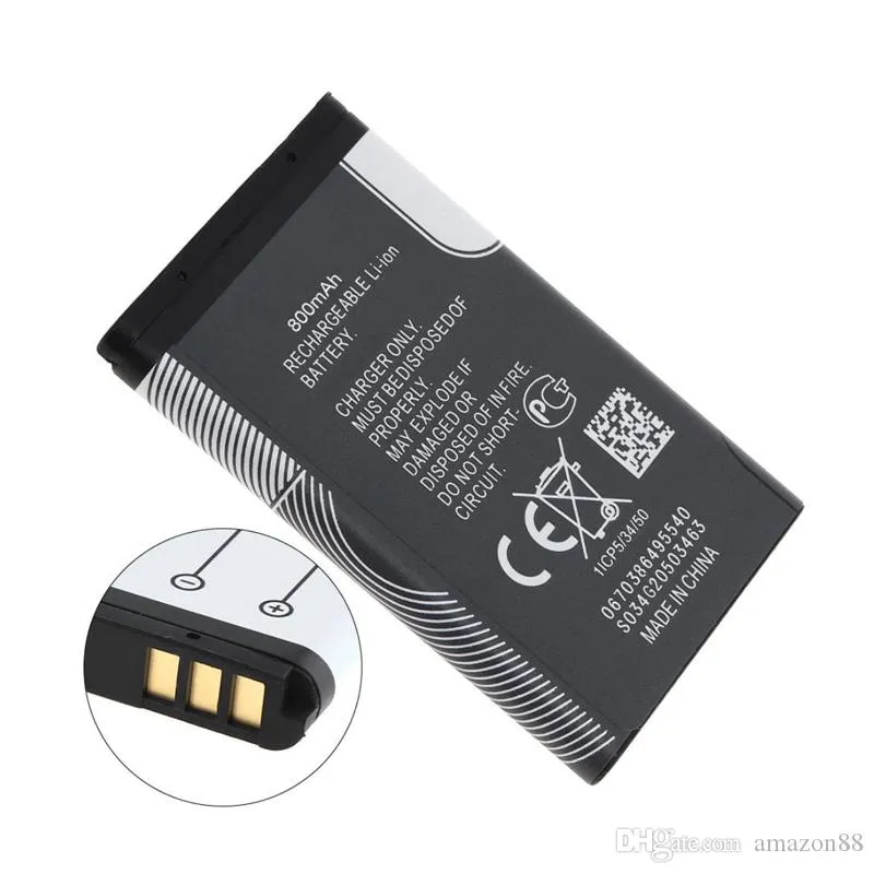 BL-5C batterie Per Nokia N70 N72 2600 2610 3100 3105 3120 3125 3230 3555 3600 6620 6267 Batterie di Ricambio di alta qualità