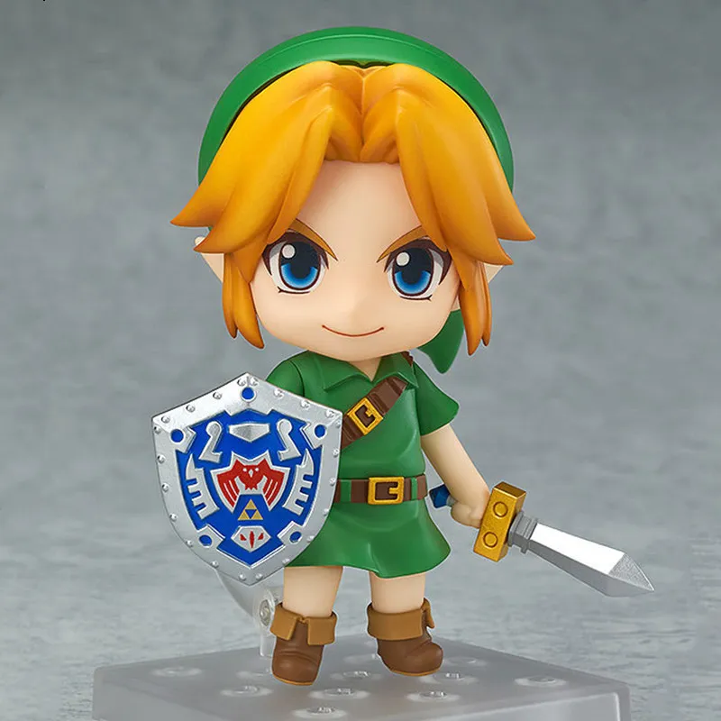 Anime Figure Zelda Link #553 Mask Cute PVC Toys Action Figurine Collection Model Gift for Children Brinquedo Figma Doll Juguetes