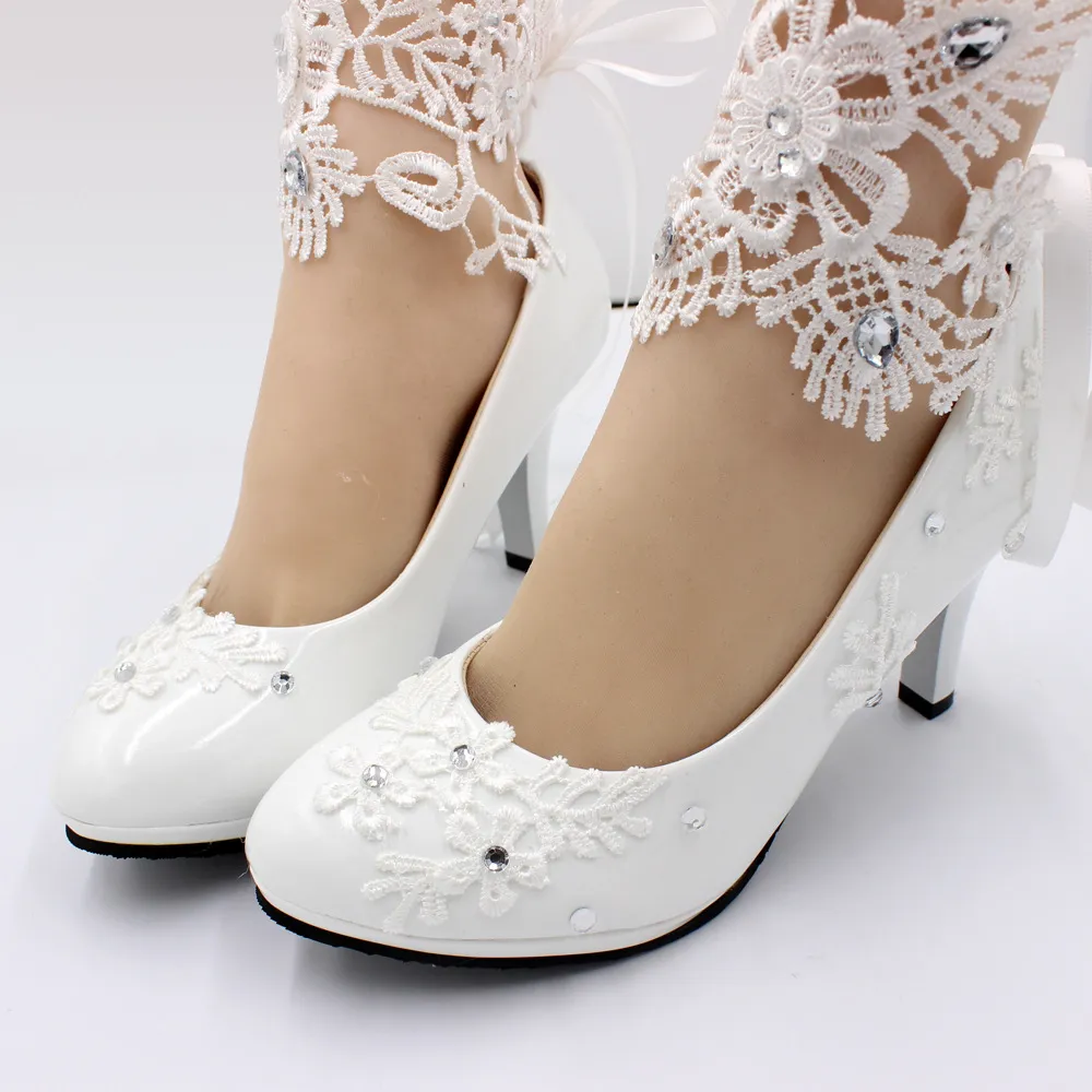 Lace up bridal shoes 2025