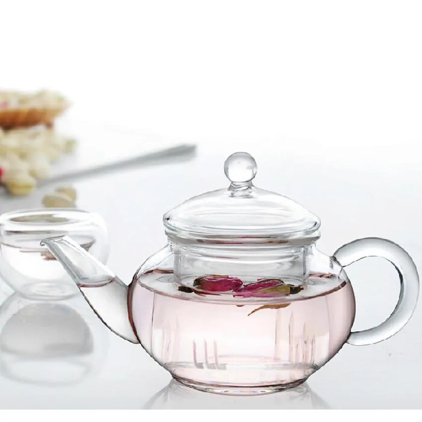Conjuntos de chá para café 250ml Bule de chá de vidro borosilicato resistente ao calor Filtro interno Chaleira Kung Fu Co bbyNmB bdesports