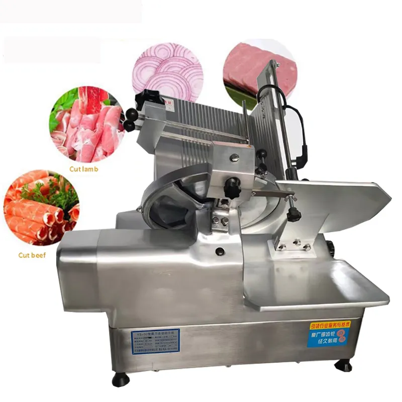 Automatic mini electric meat slicer 40 slices/min 0-12mm thickness ...