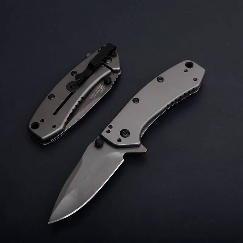 quick seller 1555TI Tactical Folding Knife Hinderer Design Flipper Camping Hunting Survival Pocket Knife Utility EDC Tool Free shipping