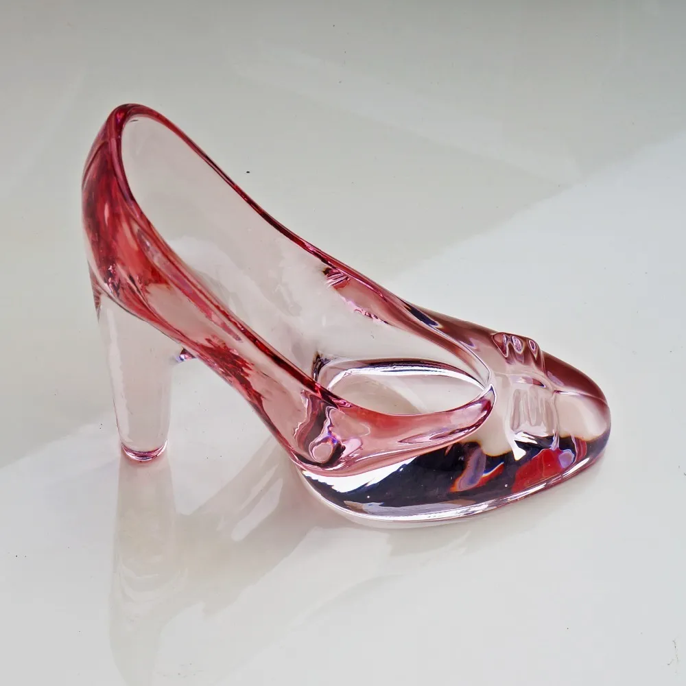 T200703 Crystal Glass Slipper Figurines High Heeled Wedding Miniature  Ornament Birthday Gift Home Decor From Luo09, $20.93 | DHgate.Com, image size:1000x1000