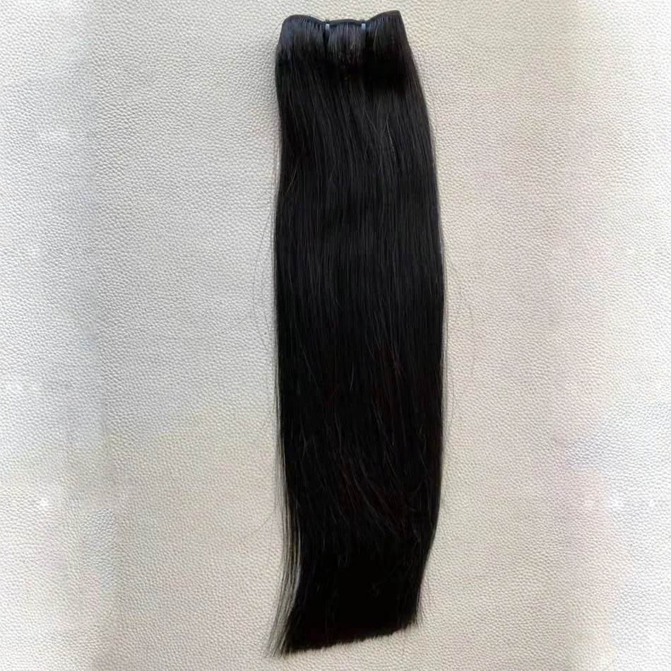 Fasci di capelli lisci con osso brasiliano 3 pezzi 11A estensioni dei capelli umani di Remy spessi di colore naturale per le donne