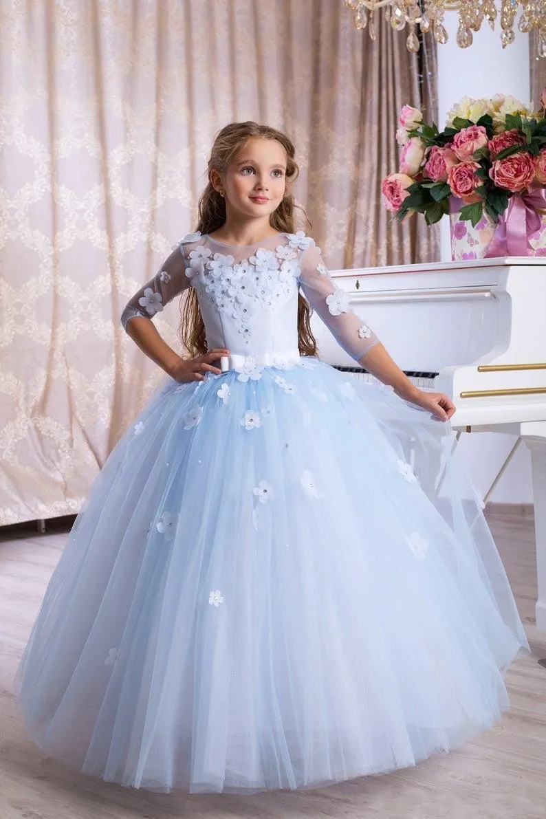 Moonker Girls Princess Wedding Dress 4-13 Years Old,Children India | Ubuy