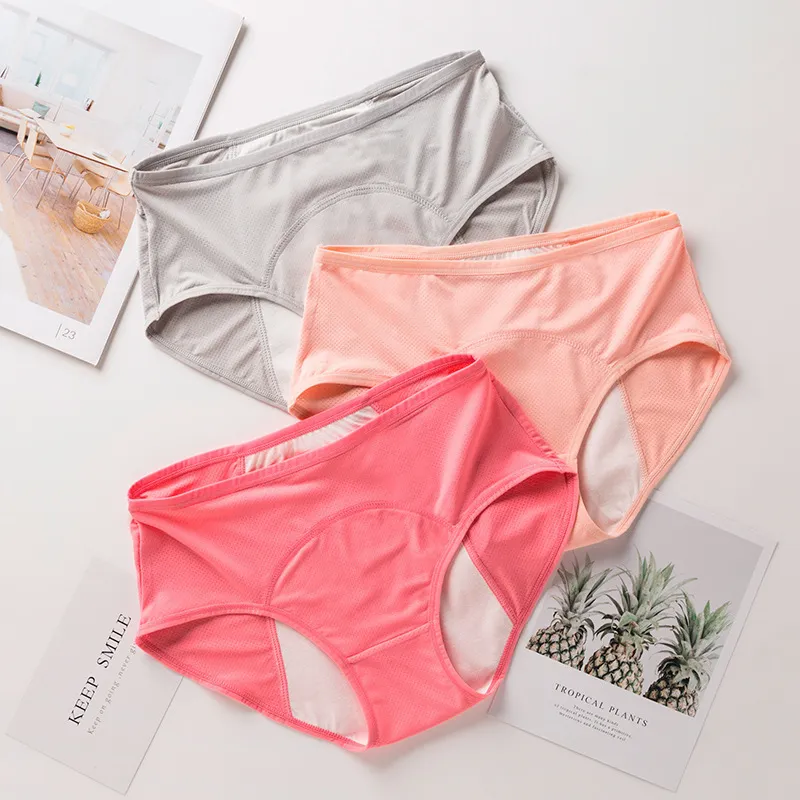 Organic Cotton Menstrual Panties Set Plus Size Incontinence Underwear For  Women For Leak Proof Menus L 6XL From Bai04, $10.92