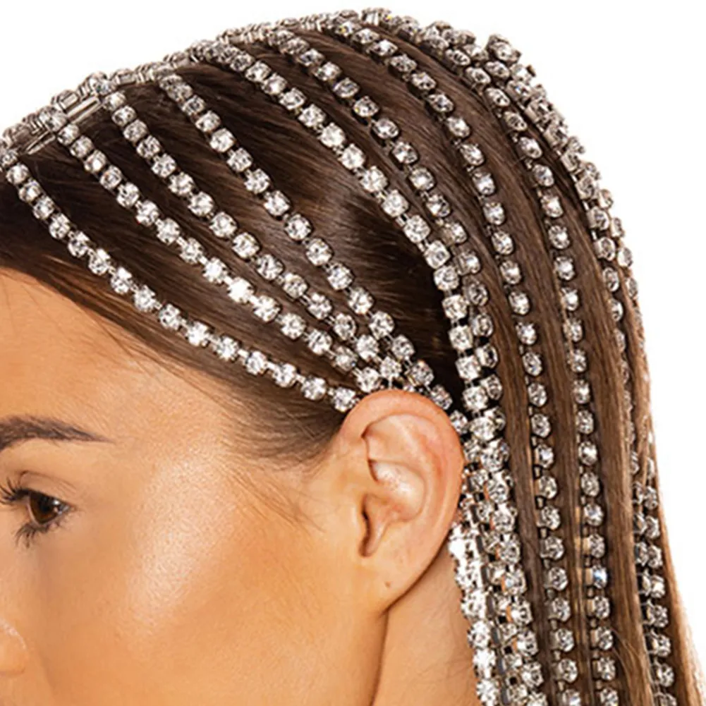 Long Tassel Rhinestone Head Chain Headwear For Women Crystal Wedding Hair  Accessories Bridal Headband Jewelry299w From Winning_181, $28.15