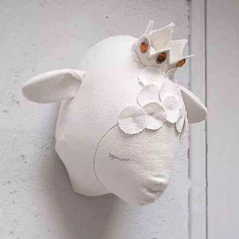 Wall mounted stuffed animal sales heads