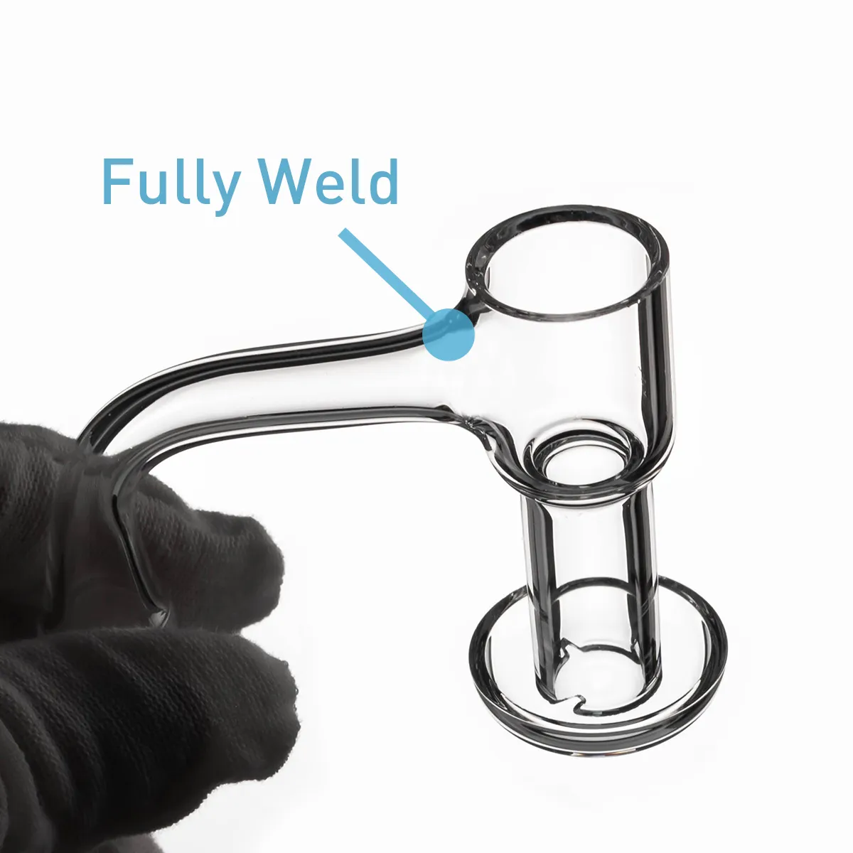 Wholesale Fully Welded Beveled Edge Quartz Hookah With Wholesale Fully Welded Beveled Edge Quartz Hookah With