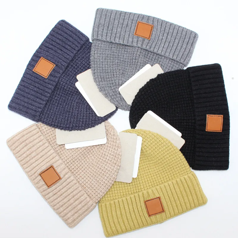 Vinter skidhatt män designers beanie hattar solid färg unisex höst kvinnor stickade mössor 5 färg