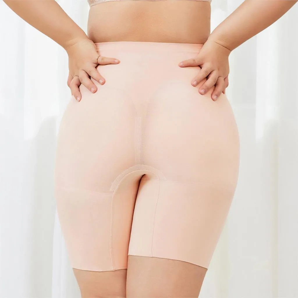 Women's Plus Size Tummy Control Panties Thigh Slimmer Shapewear