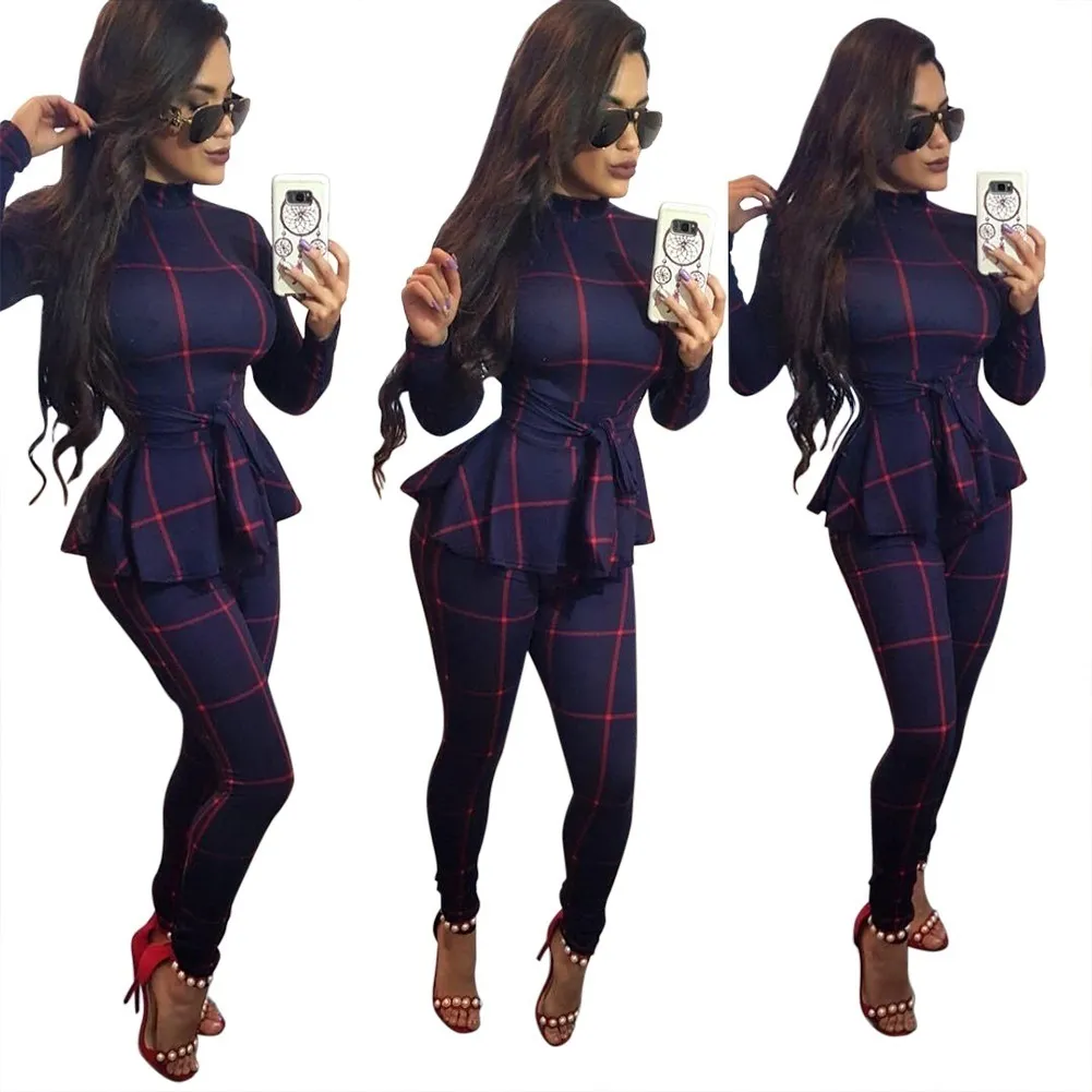 Women's Jumpsuits Rompers ZOGAA Spring Women Bodysuit Long Sleeve Rompers Sexy Bodysuit Business Casual Plaid Jumpsuit 6 Colors Plus Sizes Bodysuits 020723H