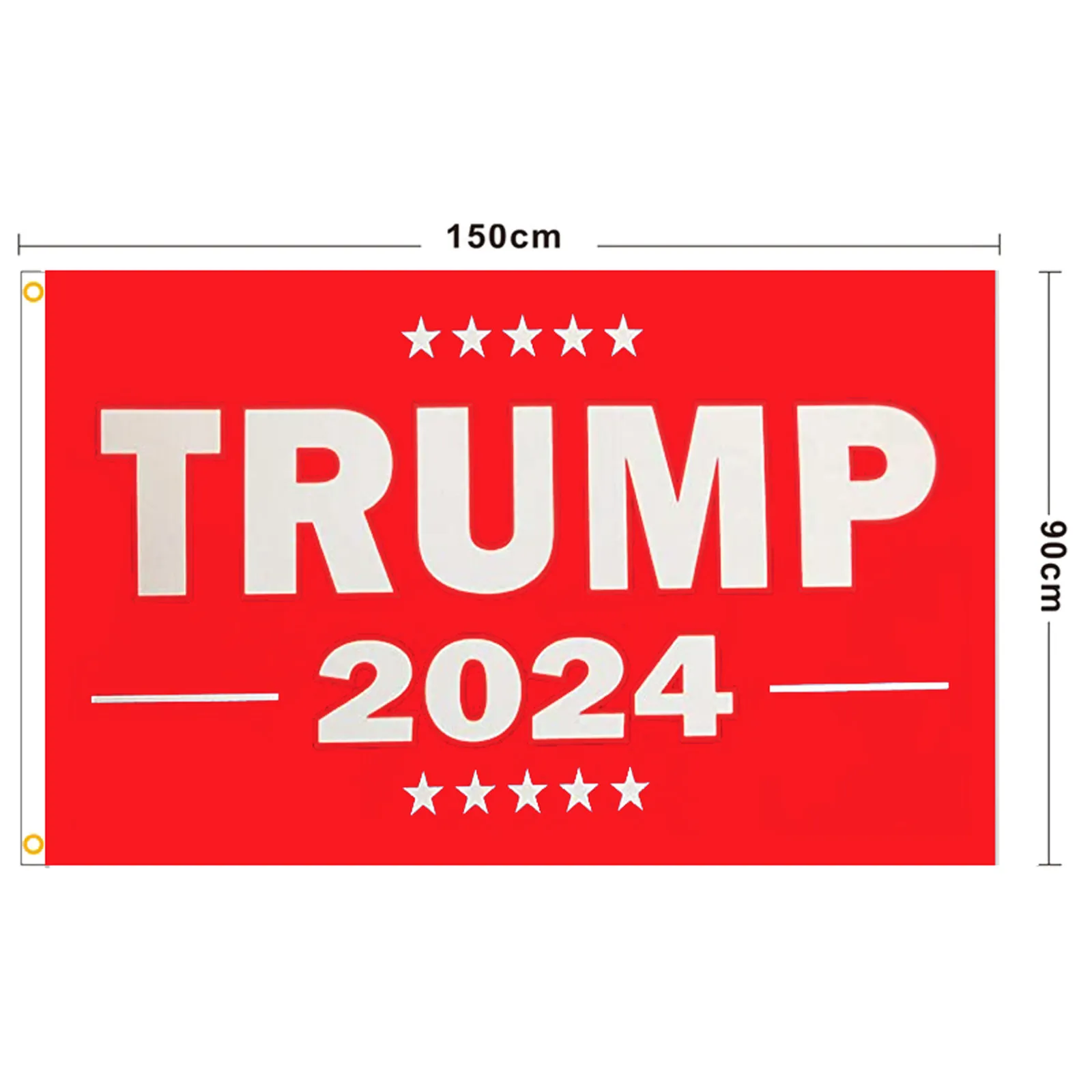 Trump Flag 2024 Hanging 90*150cm Trump Keep America Great Banners 3x5ft Digital Print Donald Trump Flag Decor Banner