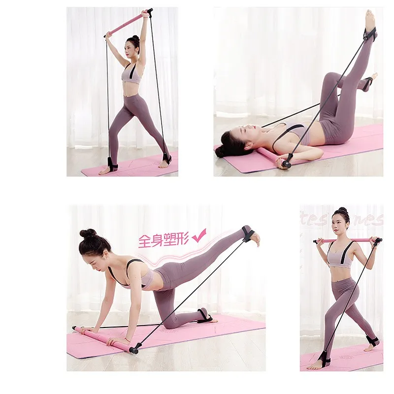Yoga vorm atletische apparatuur verwijderbare strepen wasbare bodybuilding training sticks draagbare oefening pilates bar hoge kwaliteit 16. O2