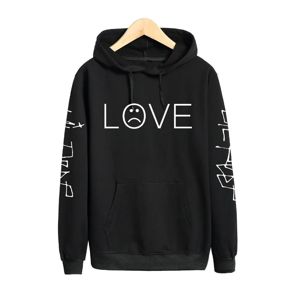 Pkorli Lil Peep LOVE Sweatshirt Unisex Casual Pullover With Hip