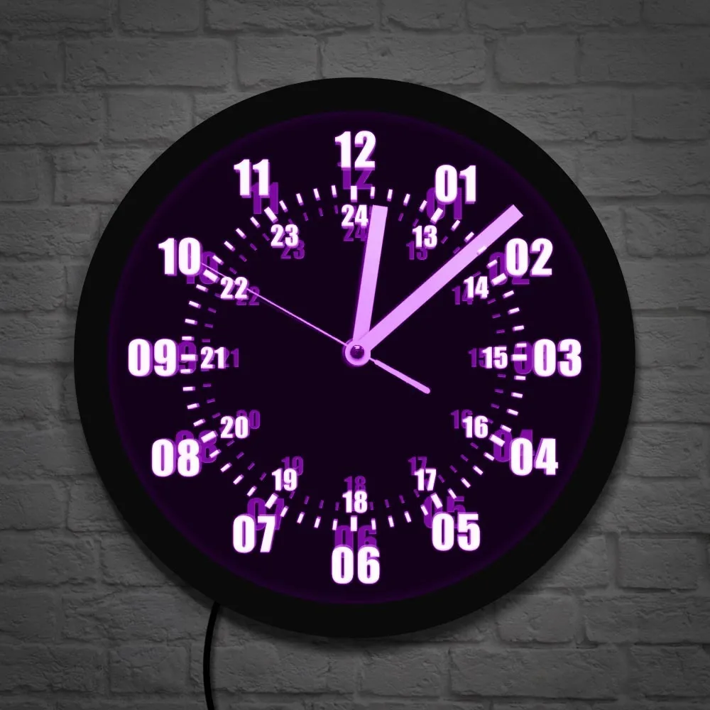 Reloj de pared led, www.comprasin.com 