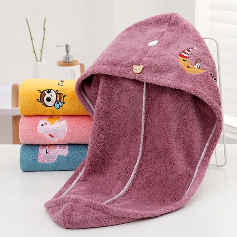 Women Girl Towels Bathroom Microfiber Towel Rapid Drying Hair Towel Magic Shower Cap Lady Turban Head Wrap