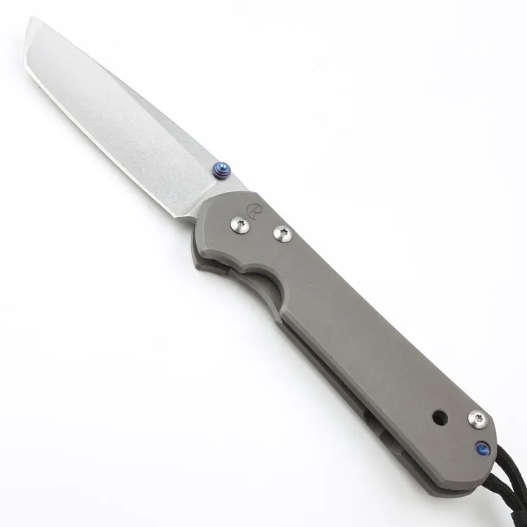 Chris Reeve Sebenza Inkosi 21th Idaho fait d2 tanto lame couteau pliant tactique extérieur camping de survie utilitaire EDC Colle3765981