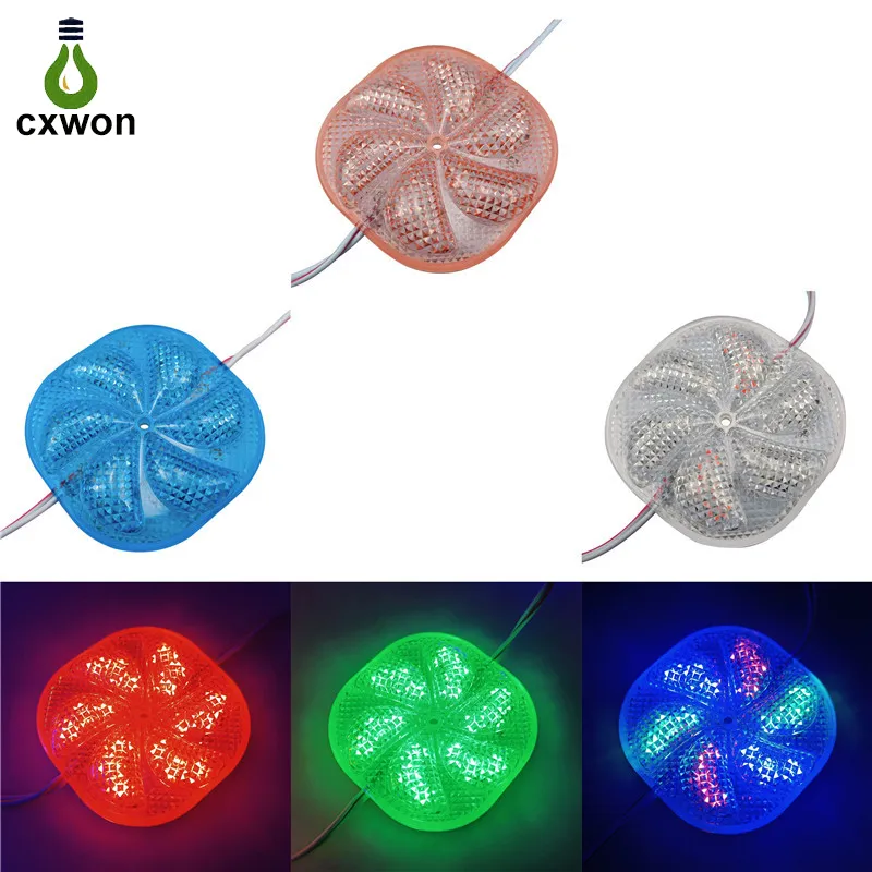 Modules d'éclairage LED par injection SMD2835, 18 diodes, 65x65MM, rétro-éclairage étanche, DC12V 24V 3W, panneau en aluminium pour boîte à lumière, module rgb led