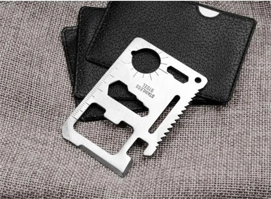 Army Knife Outdoor Camping Multi Function Tool Tools Card Stainsal الطوارئ الافتتاحية الجيب الافتتاحية KD1