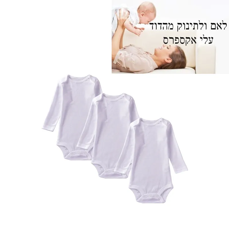 newborn baby bodysuit long sleeve boys girls clothes white cotton toddler infant body clothing set unisex new born costume fall
