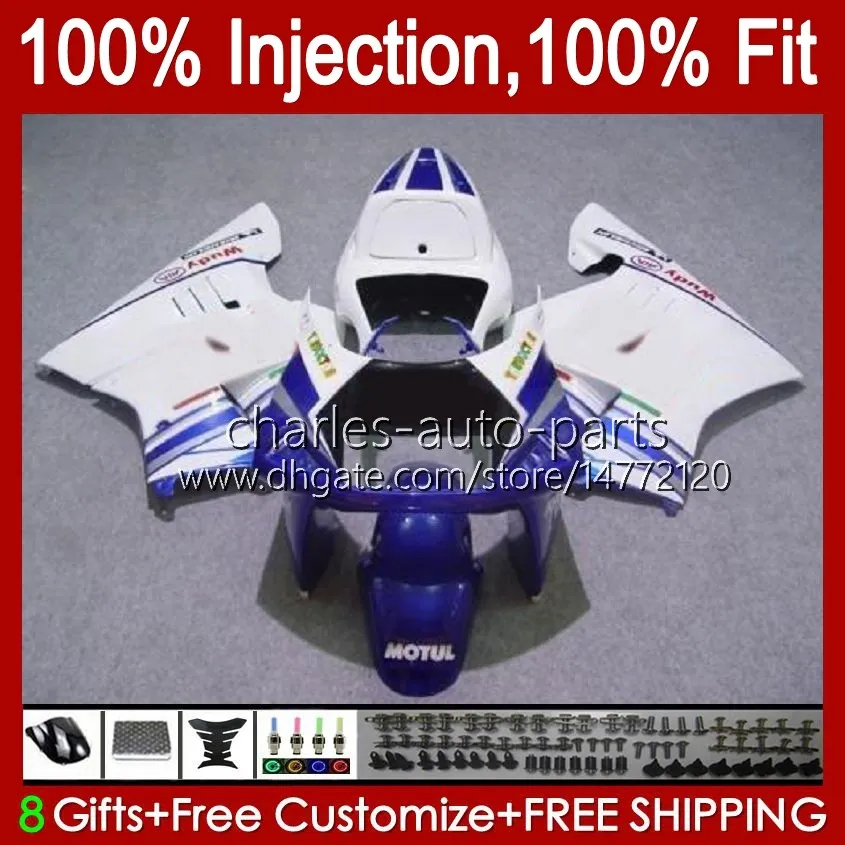 Injection Pour HONDA NSR250R MC28 1994 1995 1996 1997 1998 1999 102HC.37 bleu blanc NSR 250 R PGM4 250R NSR250 R 94 95 96 97 98 99 Carénage