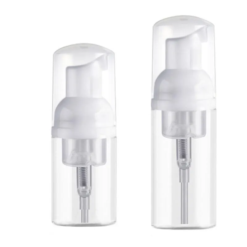 30 ml 50 ml Kunststoff-Seifenspenderflasche, transparent, weiß, Schaumpumpenflasche, Seifenschaum, Flüssigkeitsspender, schäumend