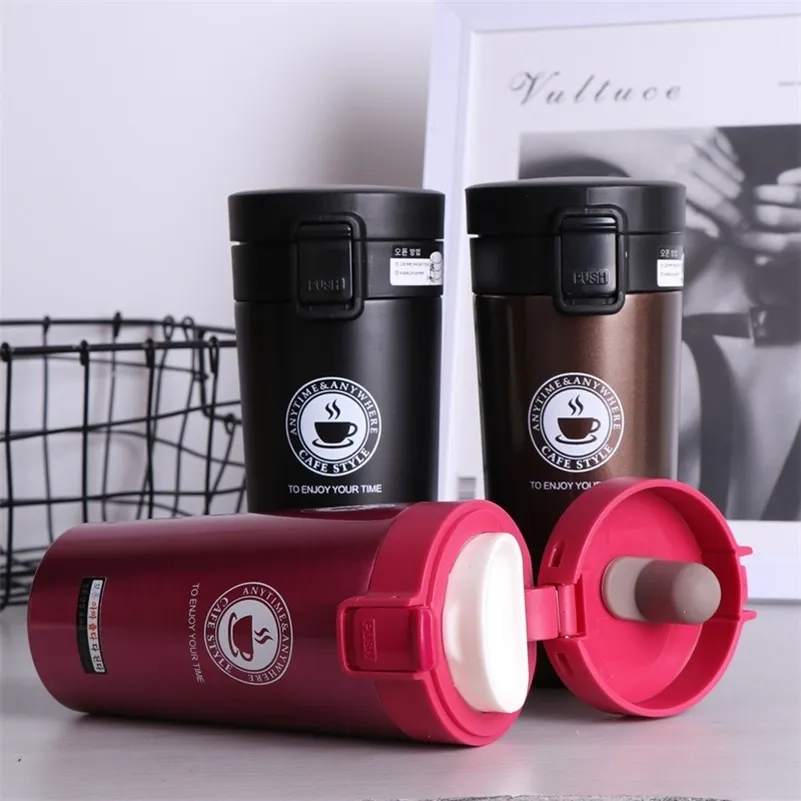 Thermos Coffee Mug Double Wall Stainless Steel Tumbler Vacuum