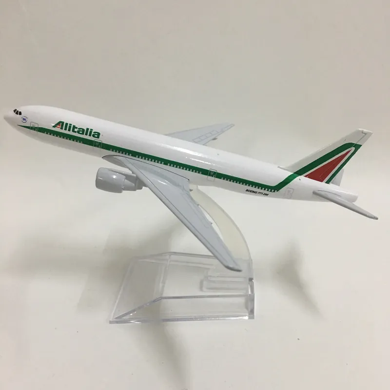 Джейсон Туту 16см Alitalia Boeing 777 Модель самолета Модель самолета Самолет Модель самолета Модель 1: 400 ДВЯЗАТЕЛЬНЫЕ МЕТАЛЛЫХ ПЛОСЫ ИГОВЫЕ ЛЖ200930