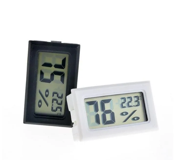 2021 NIEUWE Zwart / Wit FY-11 Mini Digitale LCD Milieu Thermometer Hygrometer Vochtigheid Temperatuurmeter In Room Koelkastijsbox Pop