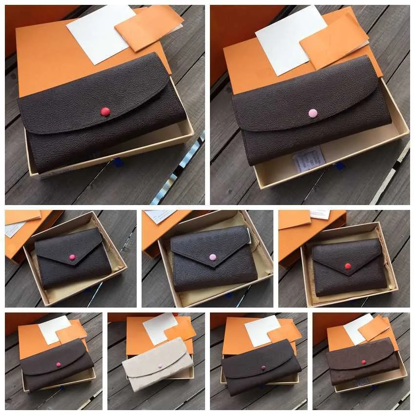Mode Kvinnor Messenger Designer Plånbok Bag Lady Real Läderväskor Totes Purse Multicolor Short Wallet Card Holder Hållare Enkel klassiker