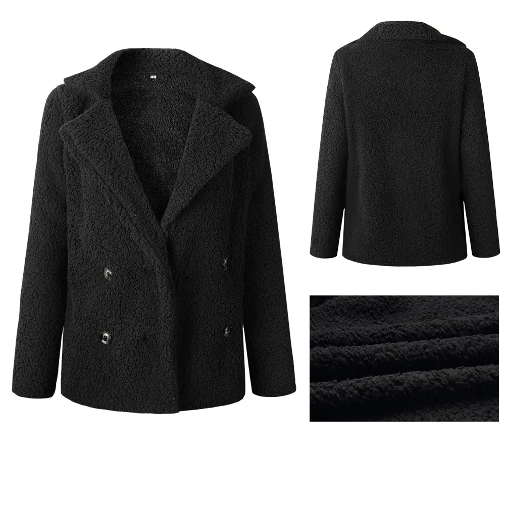 black winter coat