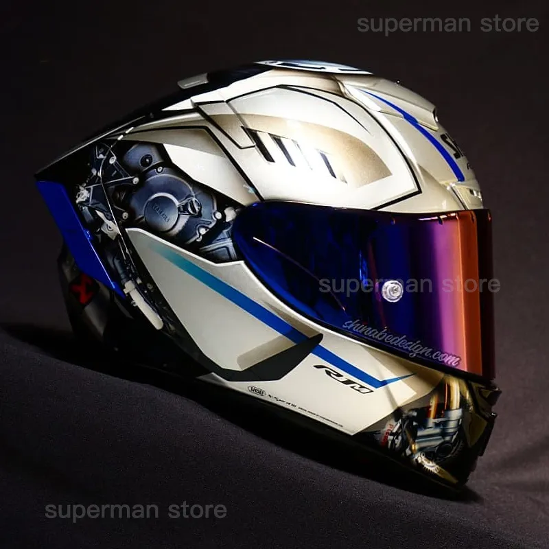 Full Face X14 RIM1 YAMAA HAA Motorfiets Helm Anti-Mist Visor Man Riding Car Motocross Racing Motorhelm-Helm-Not-Original-Helm