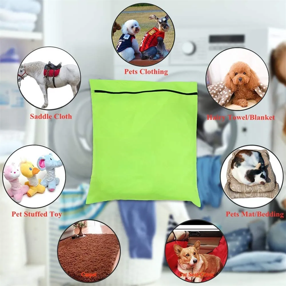 Pet Laundry Bag for Washing Machine Durable Dog Cat Mesh Bag for Easy Washing 2024