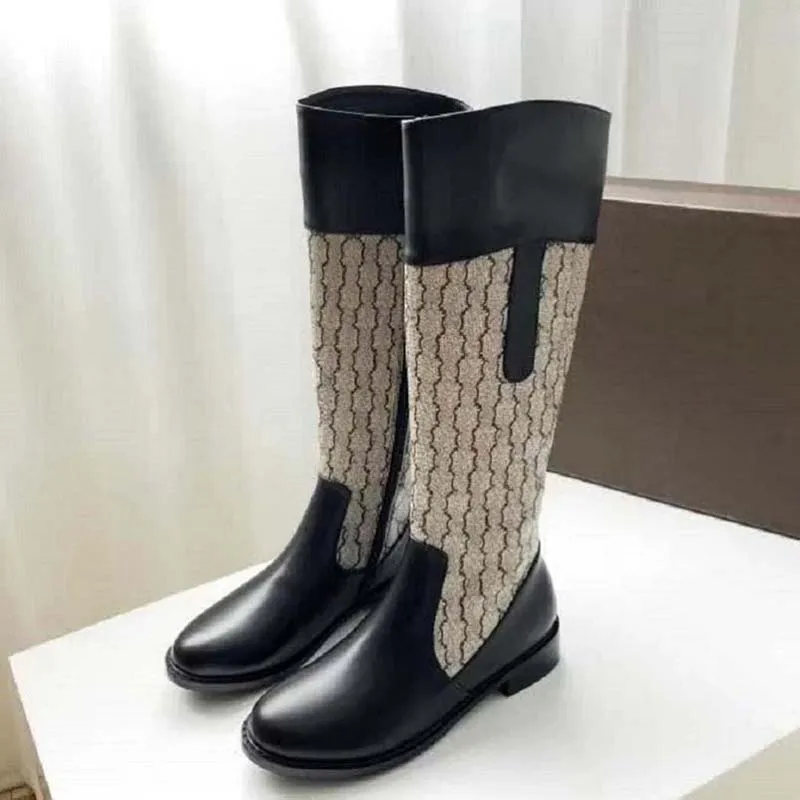 Winter hot selling fashion luxury designer boots boots flip leather warm 35-41 belt box shoes 008 2502