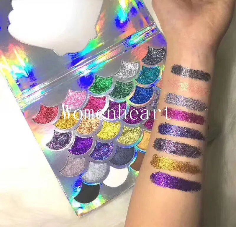 Em estoque novo marca de maquiagem sombra flash de luz glitter gitter matt paleta de sombra epqet