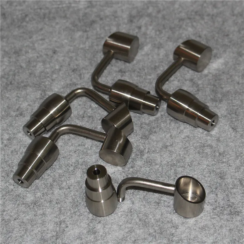 Titanium Nails Carb Cap Outils à main GR2 Titaniu Seaux sans dôme Banger Nail 10mm 14mm 18mm 6 en 1 pour bongs en verre conduite d'eau dab rig