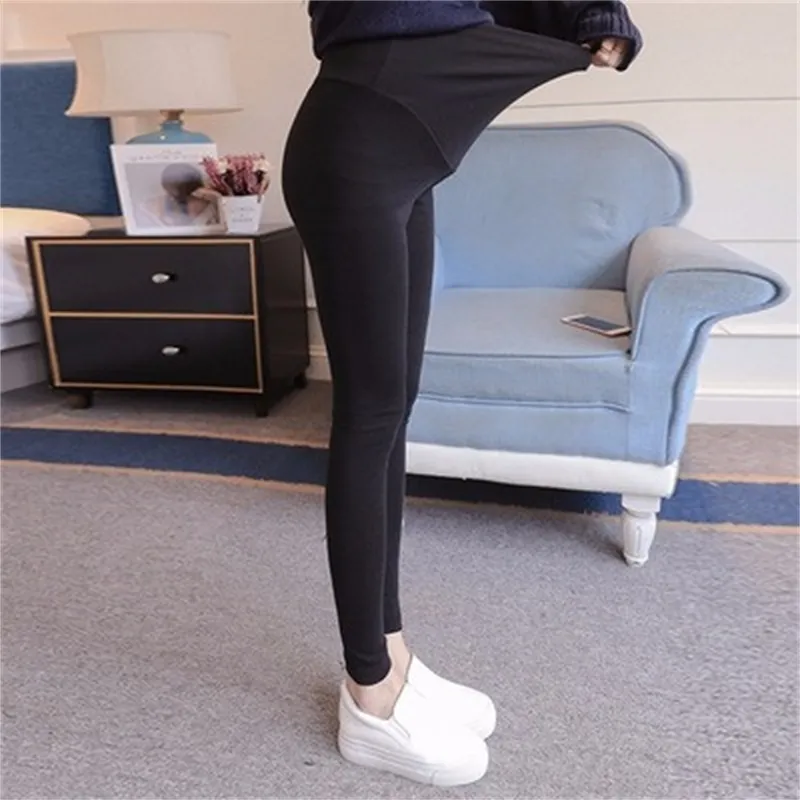 Adjustable Waist Maternity Leggings Soft And Slim Pregnancy Thermal Pants  Women For Pregnant Women LJ201114 From Jiao08, $9.35