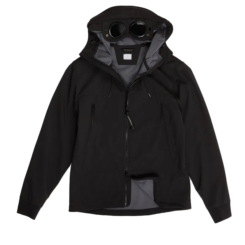 뜨거운 패션 스포츠 윈드 브레이커 자켓 따뜻한 야외 쉘 고글 후드 자켓 유지