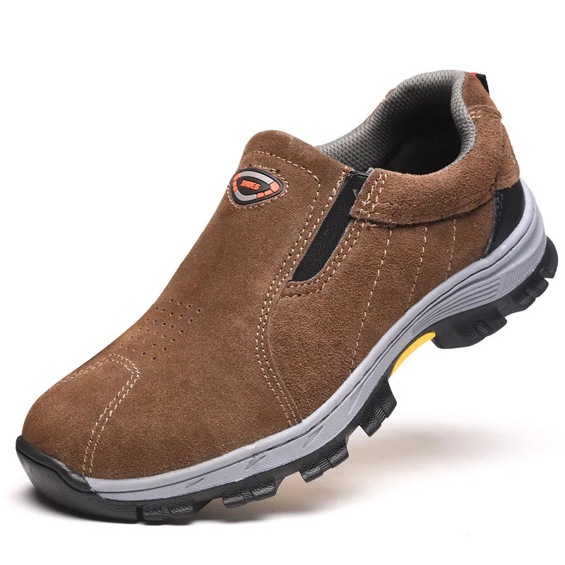 AtreGo Mens Casual Safety Steel Toe Slip Smashing Anti Puncture Work Hiking Climbing Lightweight Breathable Shoes Y200915 From Shanye06 26.85 DHgate.Com