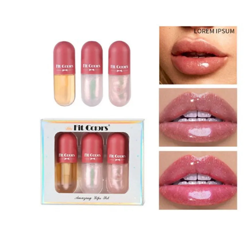 Lip Gloss Crystal Jelly Plumper Oil Shiny Clear Ciecz Szminki Nawilżający Kobiety Makeup Tint Cosmetics