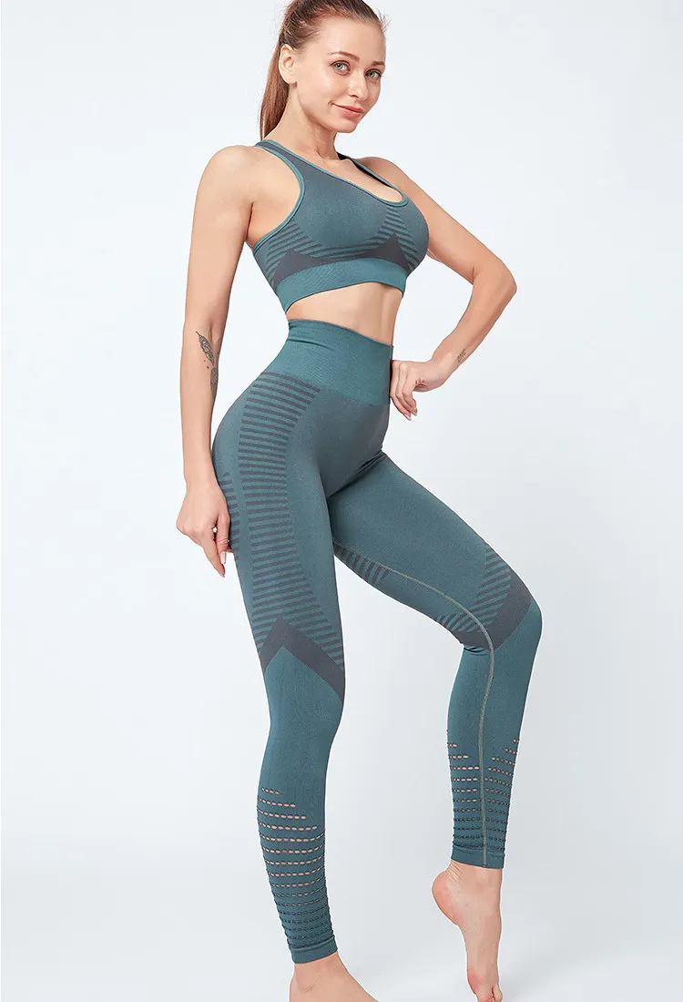 Womens Seamless Yoga Set Sports Bra And Crz Yoga Leggings For Gym, Fitness,  And Workout Costume T200115 From Xue04, $13.68