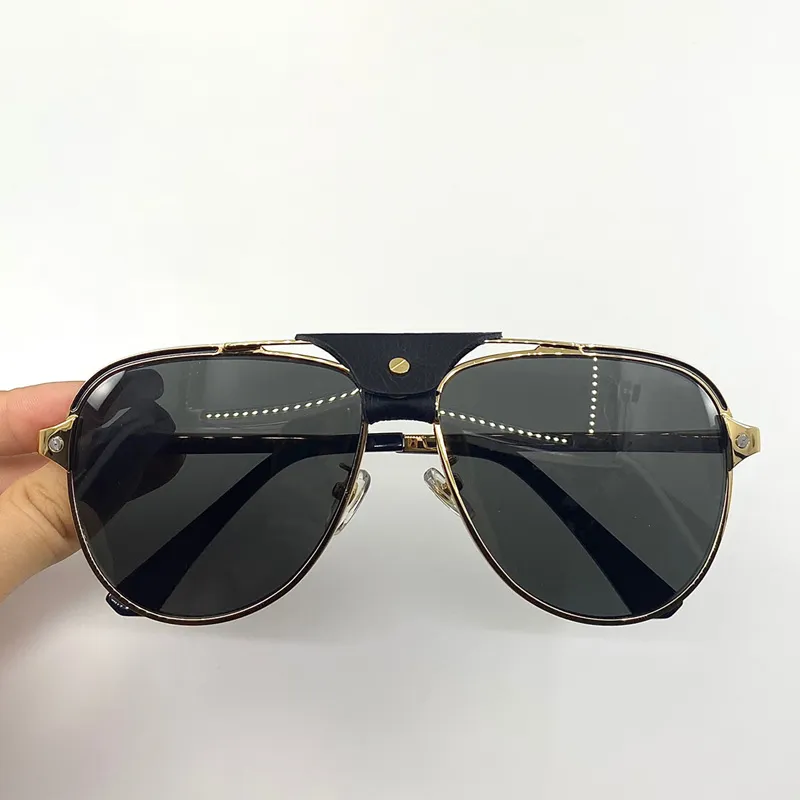 CT0192S New Men and Women Round Sunglasses Metal Frame Popular Retro Uv400 Lenses Top Quality Eye Protection Classic Style Gift Box