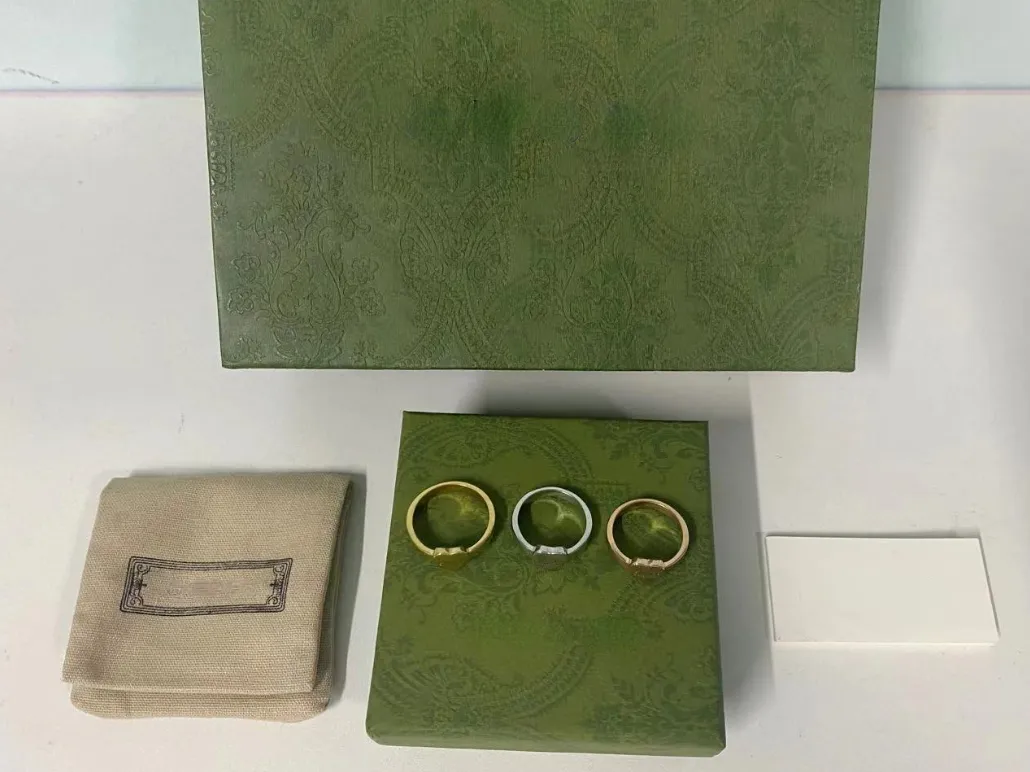 Designer Ring Fashion Heart Rings for Women Original Design Great Quality Love Shaped Ring med Box 1PCS NRJ223J