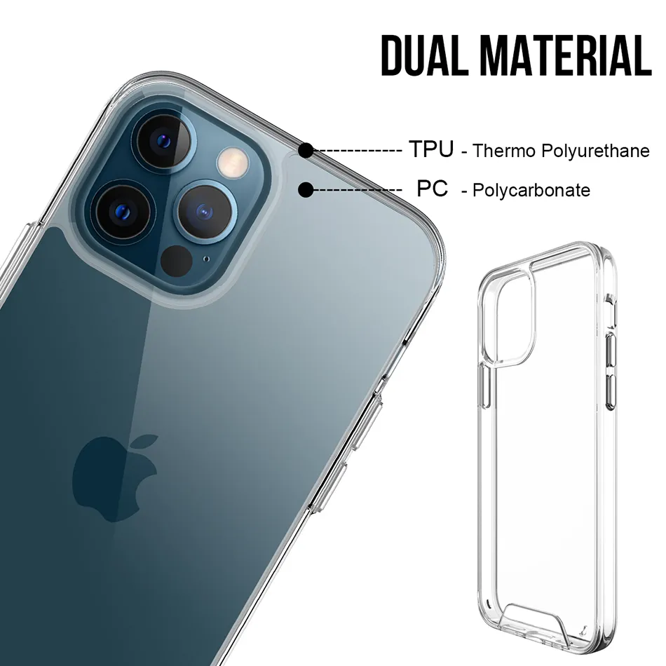 Funda Transparente Acrílico Duro iPhone 15 Pro Max Case Space